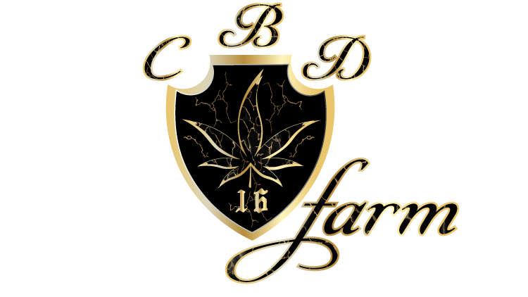 Identité visuelle et logo cbdfarm16 réalisé par notre graphiste professionnel